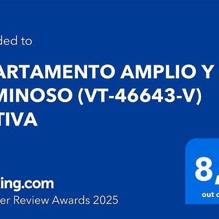Apartamento Amplio Y Luminoso Ксатива Экстерьер фото