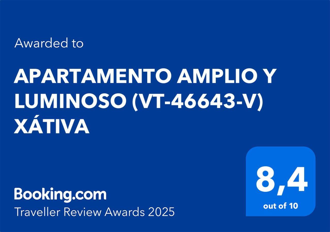 Apartamento Amplio Y Luminoso Ксатива Экстерьер фото
